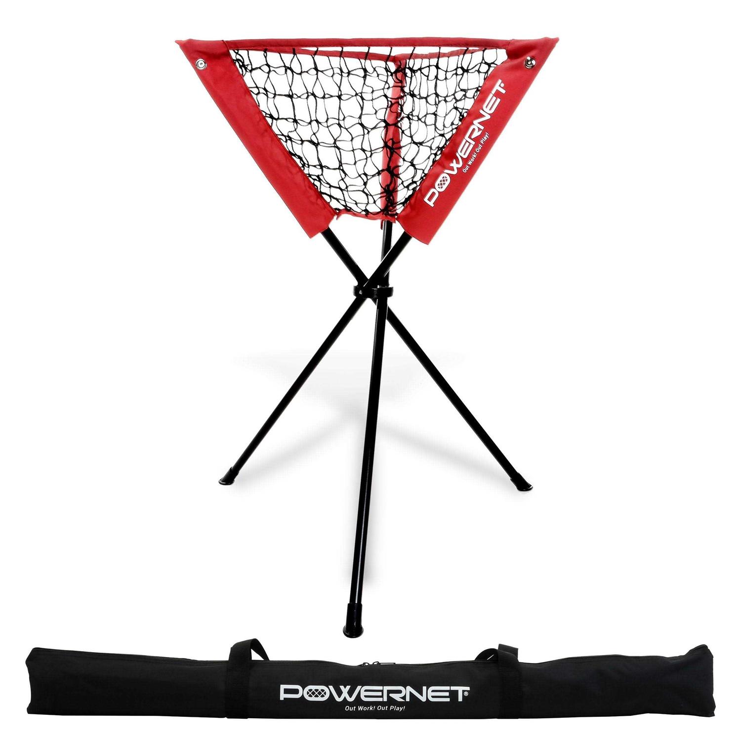 Powernet Baseball Softball Portable Batting Practice Ball Caddy