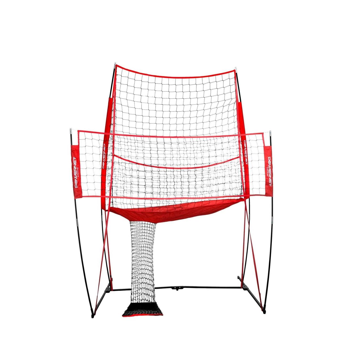 PowerNet Volleyball Practice Net Station 8 ft Wide by 11 ft High - Image 2