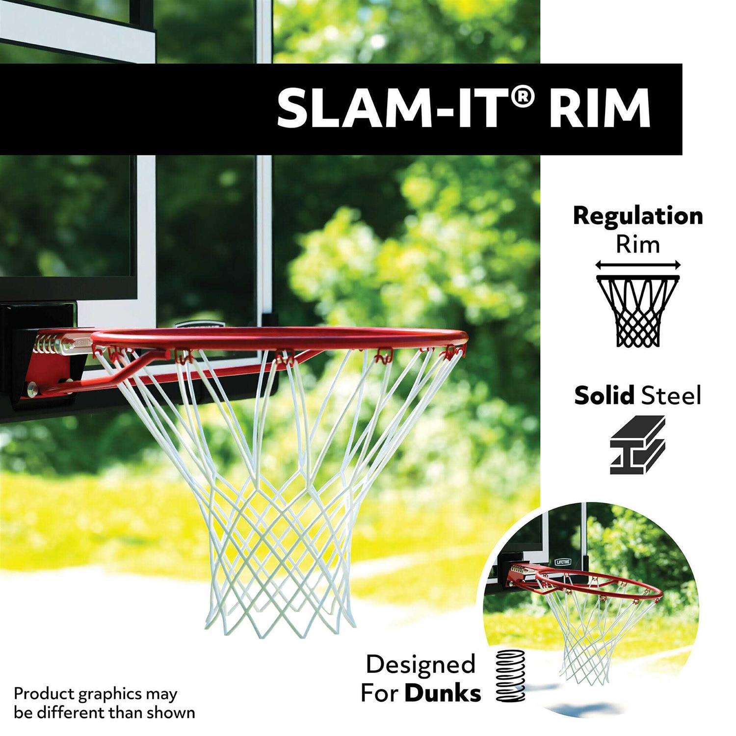Lifetime Adjustable Portable Basketball Hoop - Image 5
