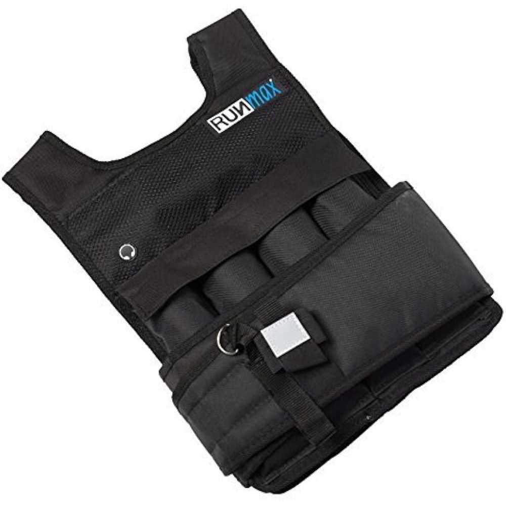 RUNmax Pro Weighted Vest 12lbs 20lbs 40lbs 50lbs 60lbs With Shoulder Pads Option - Image 5