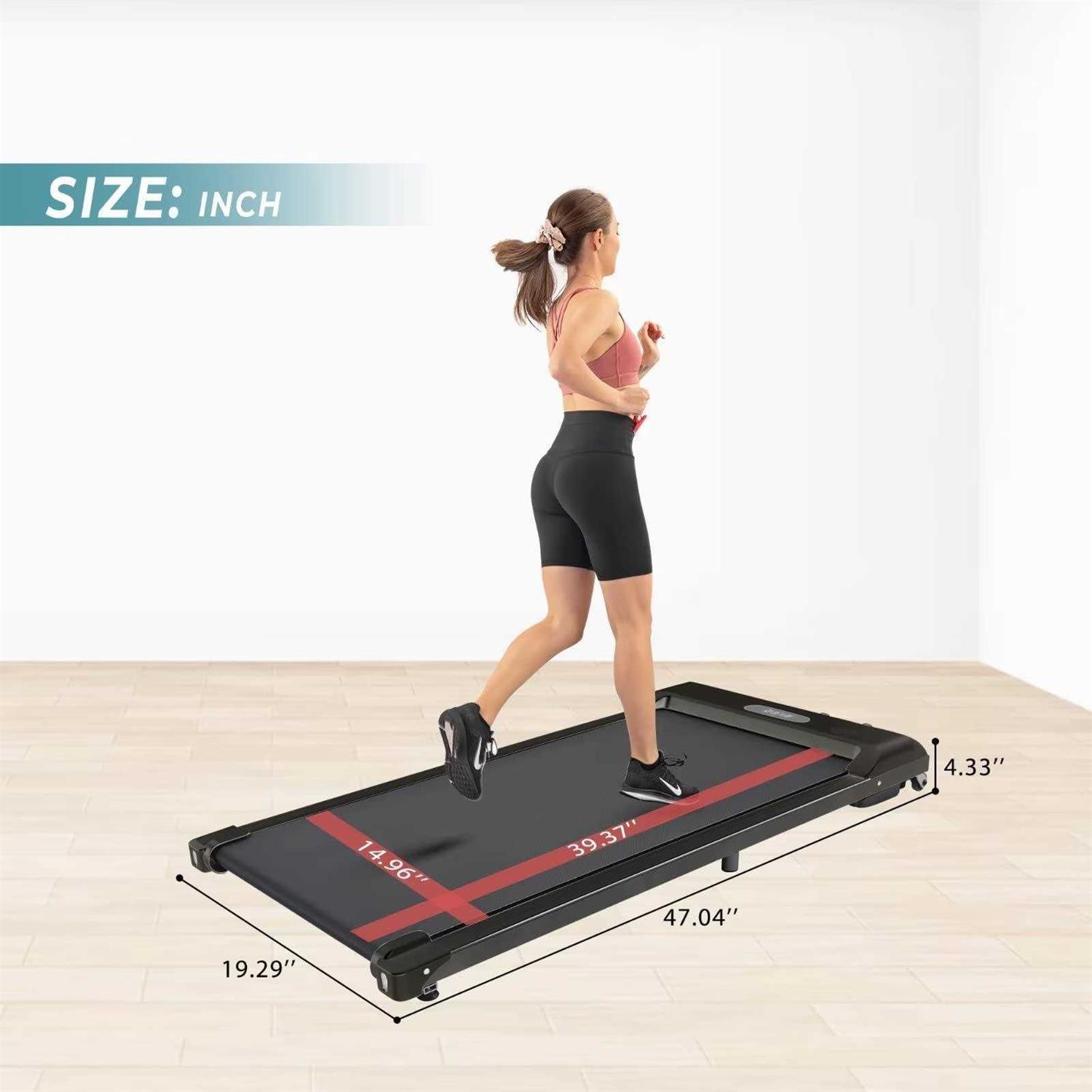 Merax 2 In 1 Under Desk Treadmill Remote And Led Display - Image 4