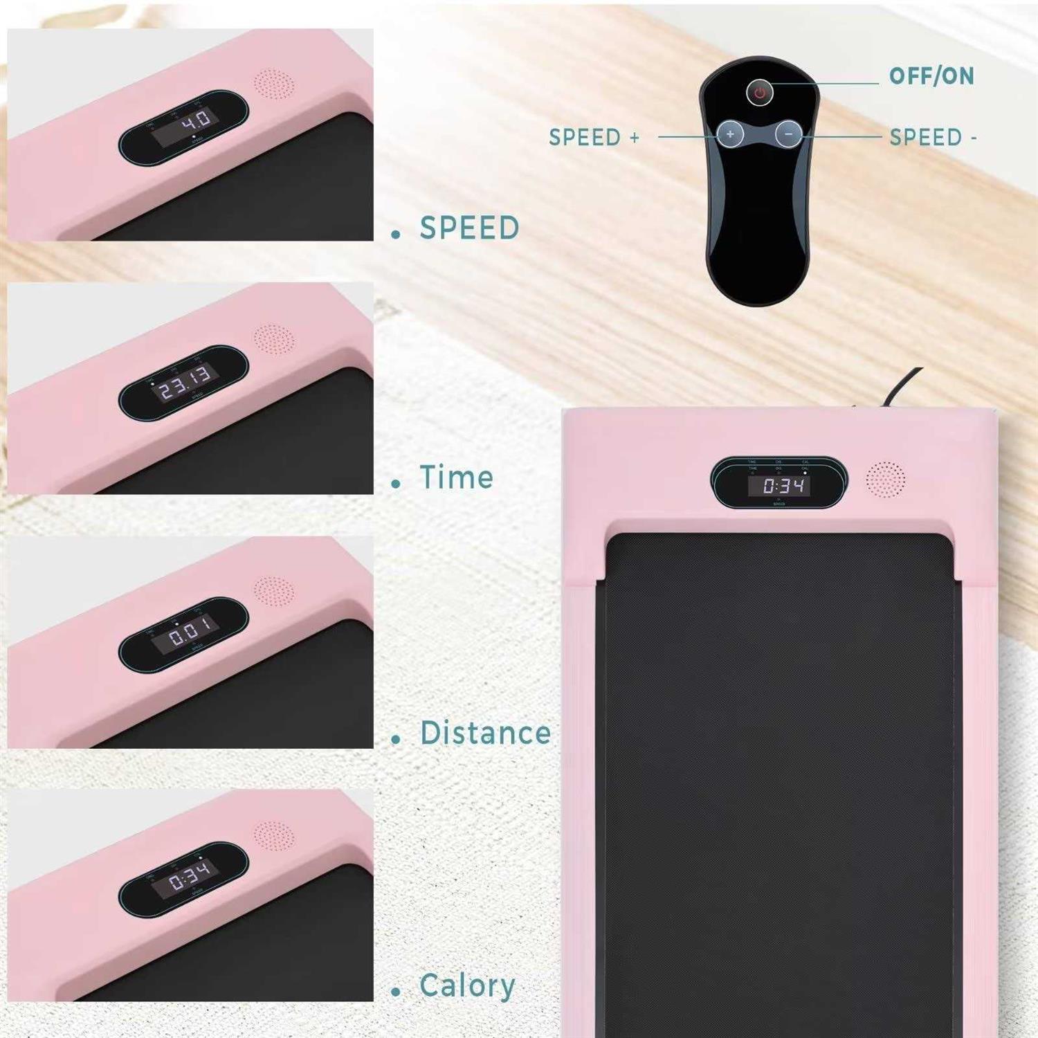 Merax 2 In 1 Under Desk Treadmill Remote And Led Display - Image 4