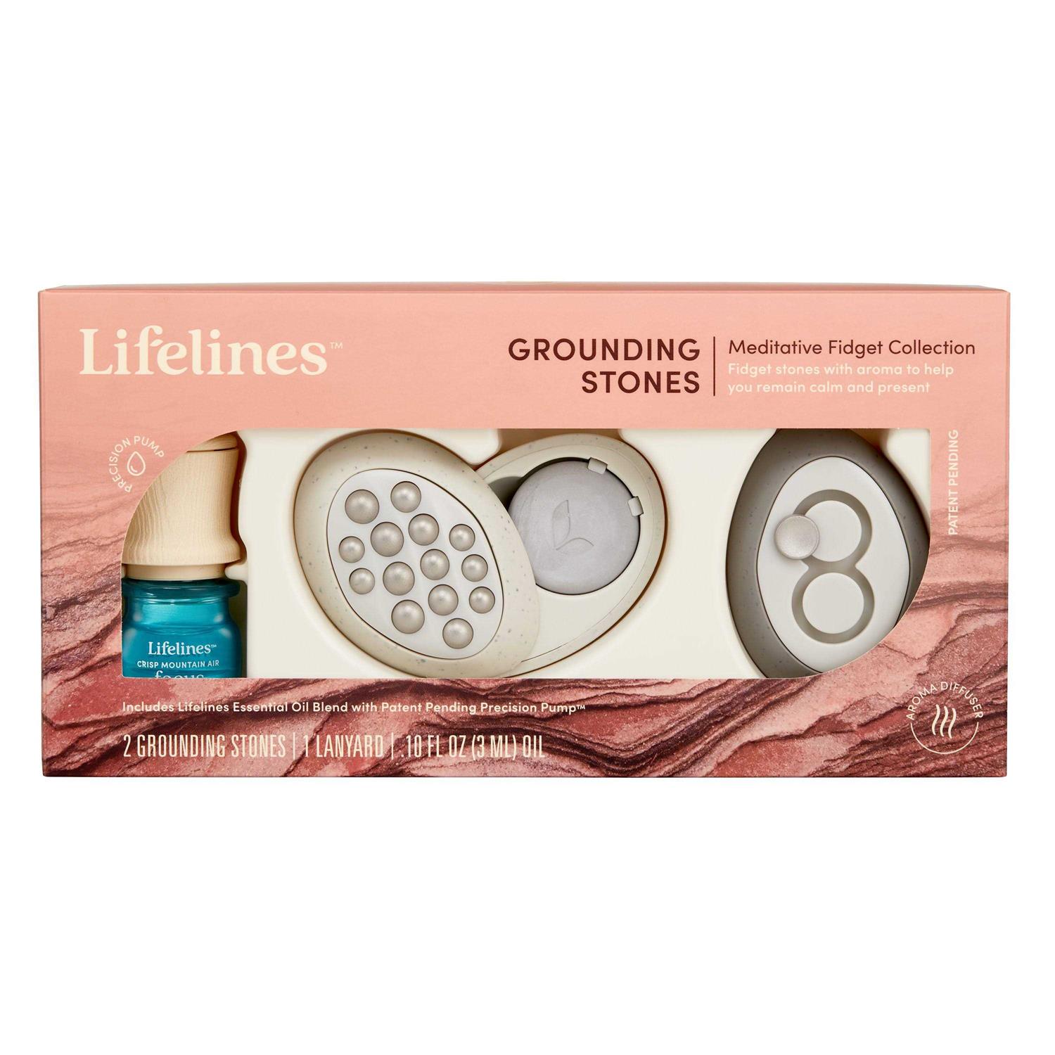 Lifelines Grounding Stones Meditative Fidget Collection plus Essential Oil Blend - Image 5