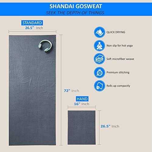 Hot Yoga Shandali Gosweat Microfiber Hand Towel in Super Absorbent Premium - Image 3