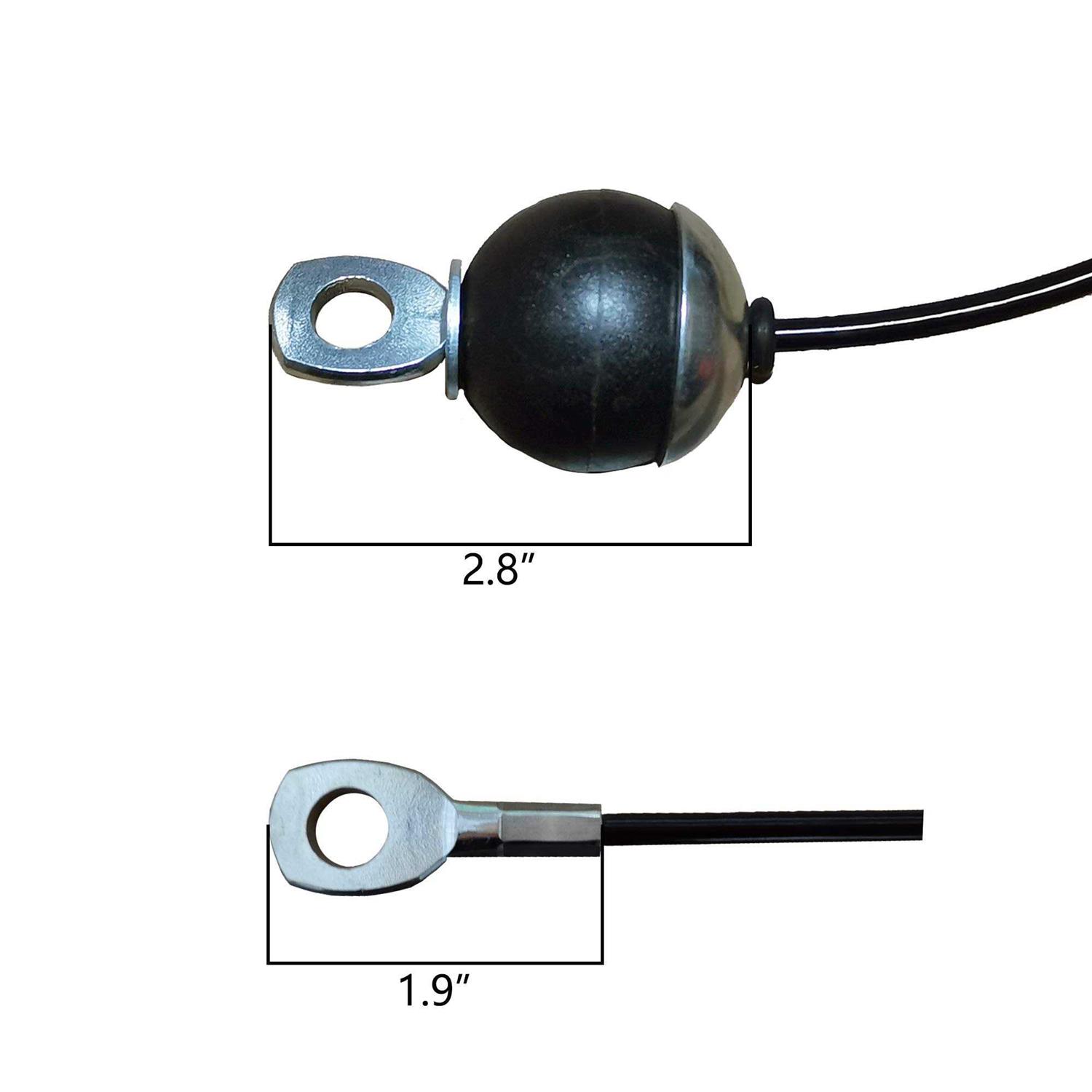 J Bryant Fitness Gym Replacement Cable Fitness Pulley Thick 5mm Heavy Duty Steel Wire Rope for Home Gym Cable Pulley Machine Accessories - Image 3