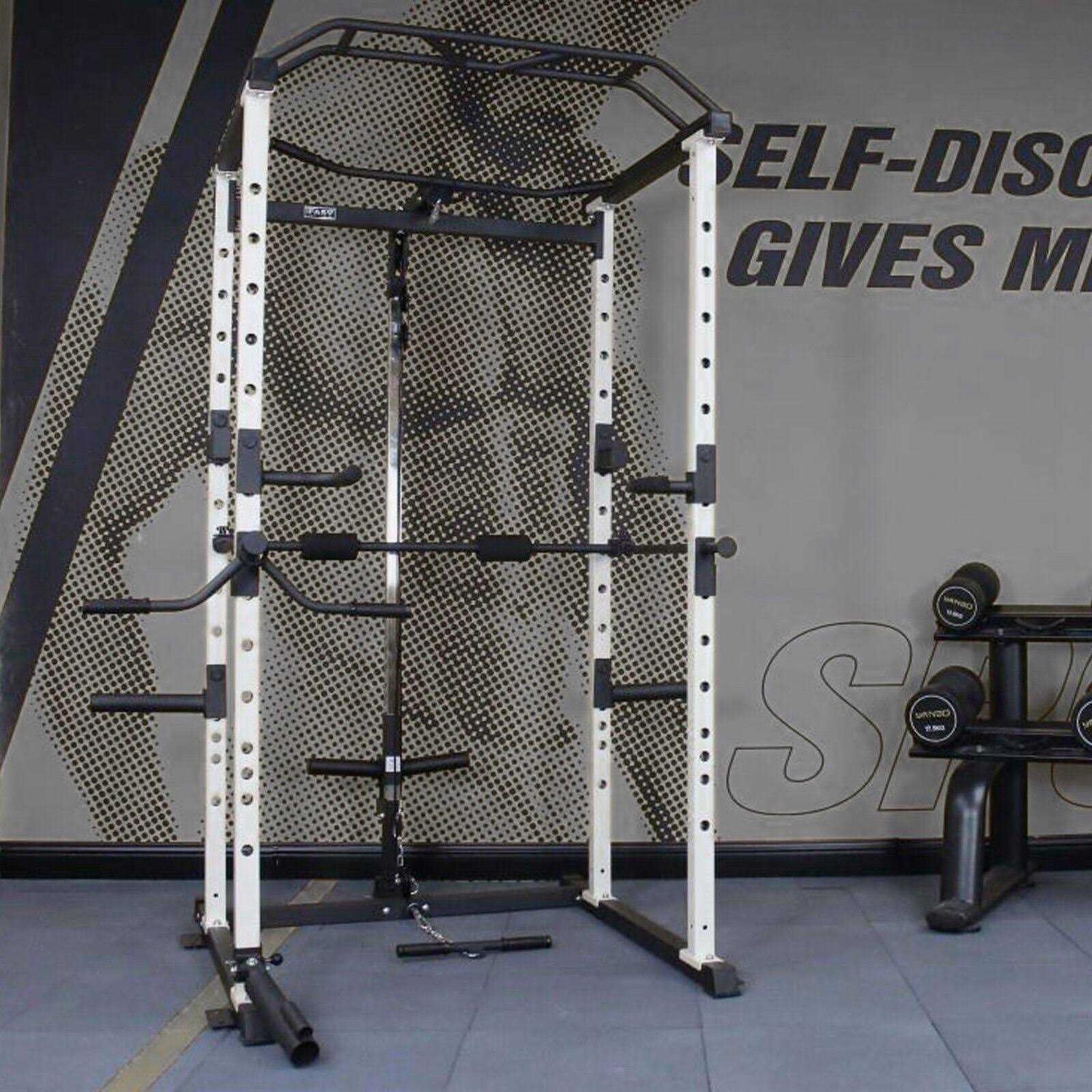 ULTRA FUEGO Power Cage Squat Rack Stands Gym Equipment 1000 Pound - Image 3