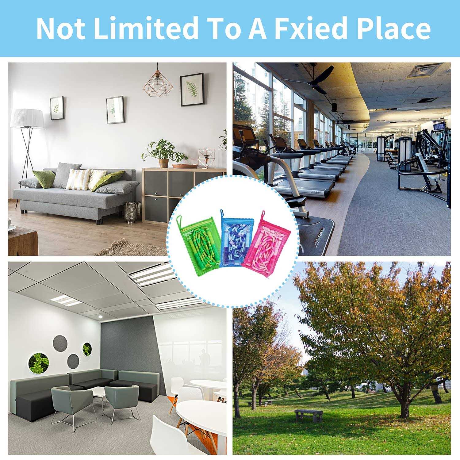 Leeboom Jump Rope, Adjustable Length Tangle-Free Segmented Soft Beaded Skipping Rope, Fitness Jump Rope for Kids, Man, and Women Weight Loss 9.2 Feet - Image 4