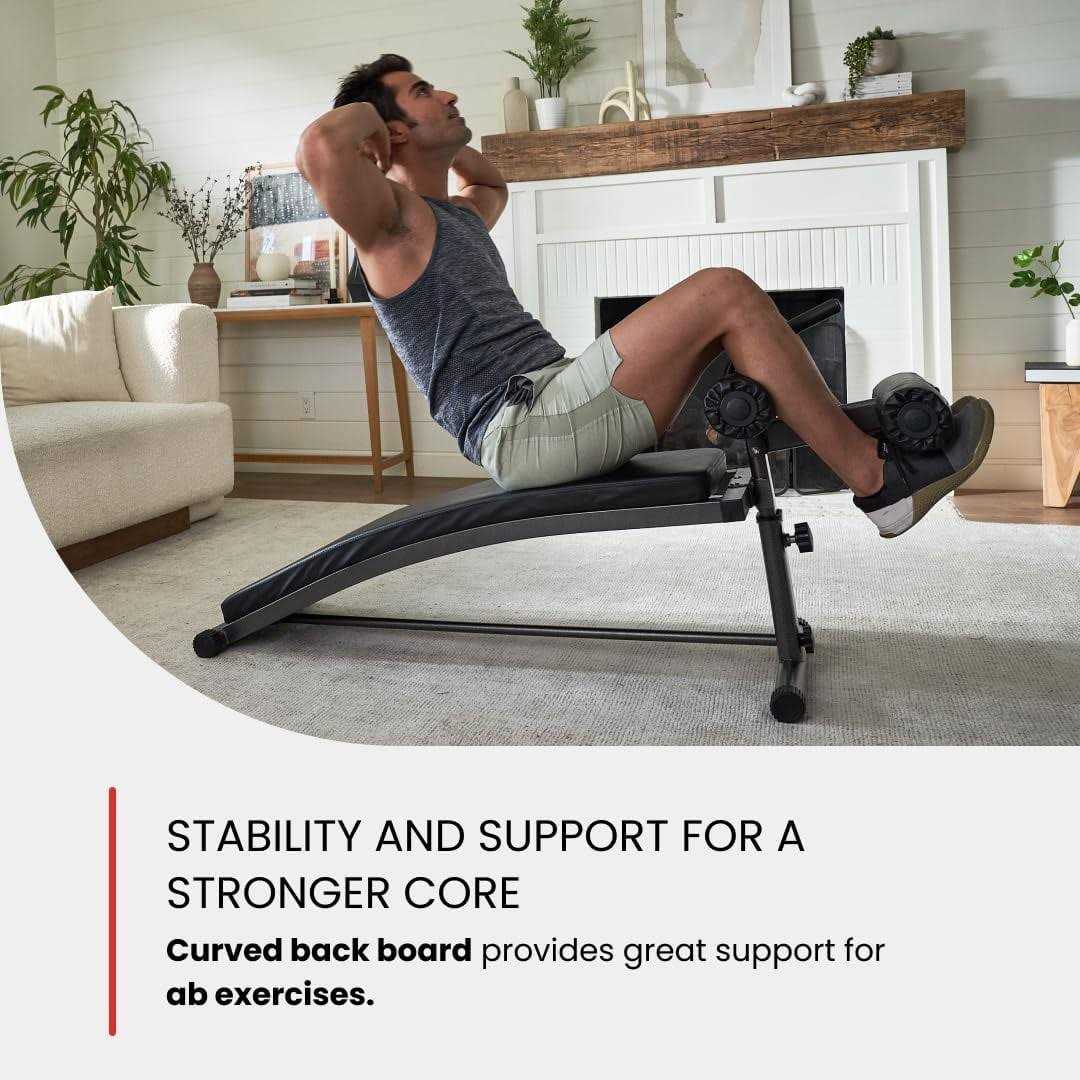 Finer Form Gym-Quality Sit Up Bench with Reverse Crunch Handle for Ab Exercises - Image 3