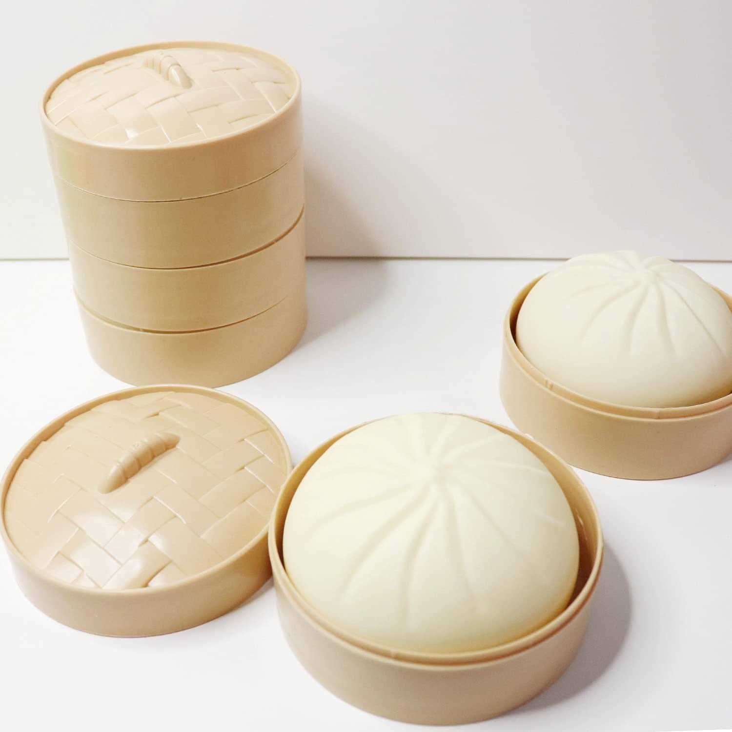 Satisfy Your Stress with the Dumpling Squishy Steamed Stuffed Bun Decompressor Set - Image 5