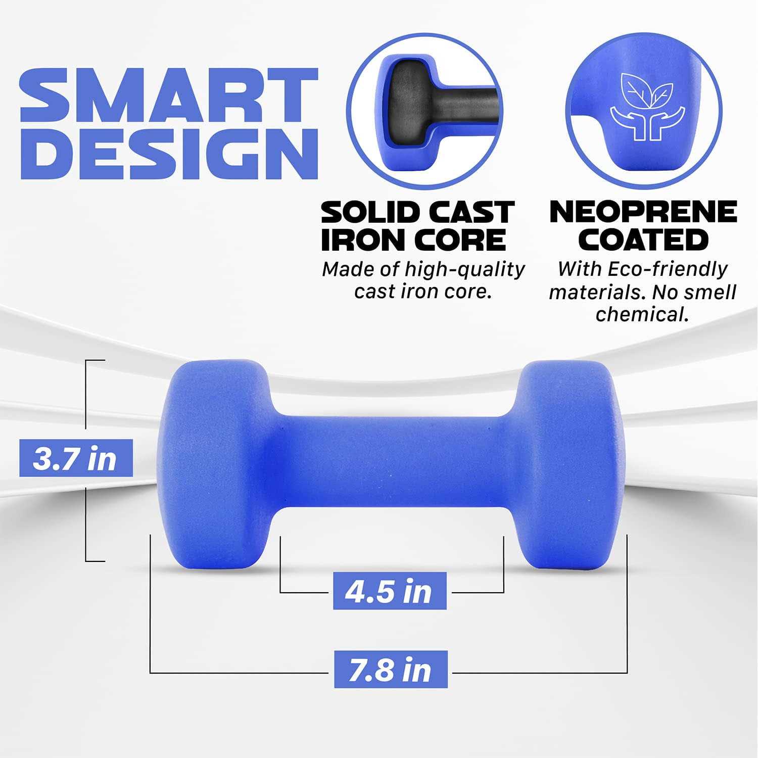 Yes4All Dumbbell Neoprene - Image 5