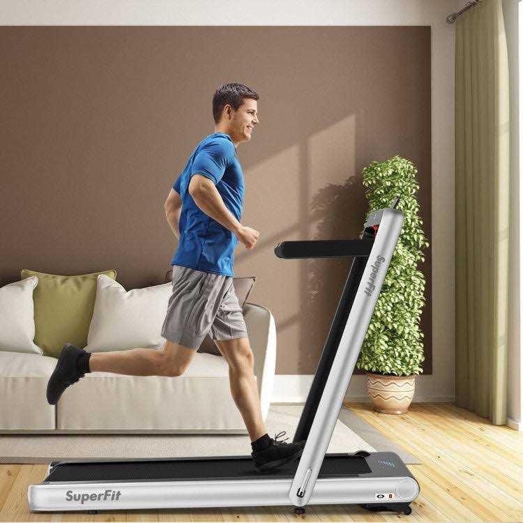 Costway 4.75HP 2 In 1 Folding Treadmill with Remote APP Control - Image 4
