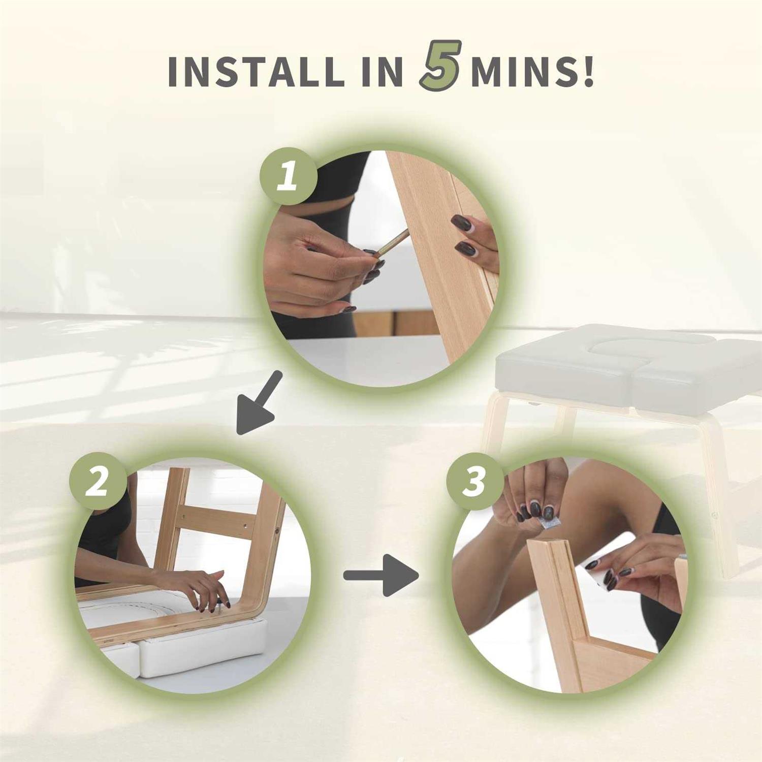 Restrial Life Yoga Headstand Bench Stand Yoga Chair for Family, Gym - Image 4