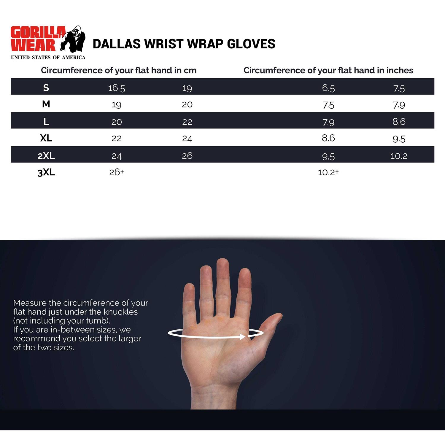Gorilla Wear Dallas Wrist Wraps Gloves - Image 5