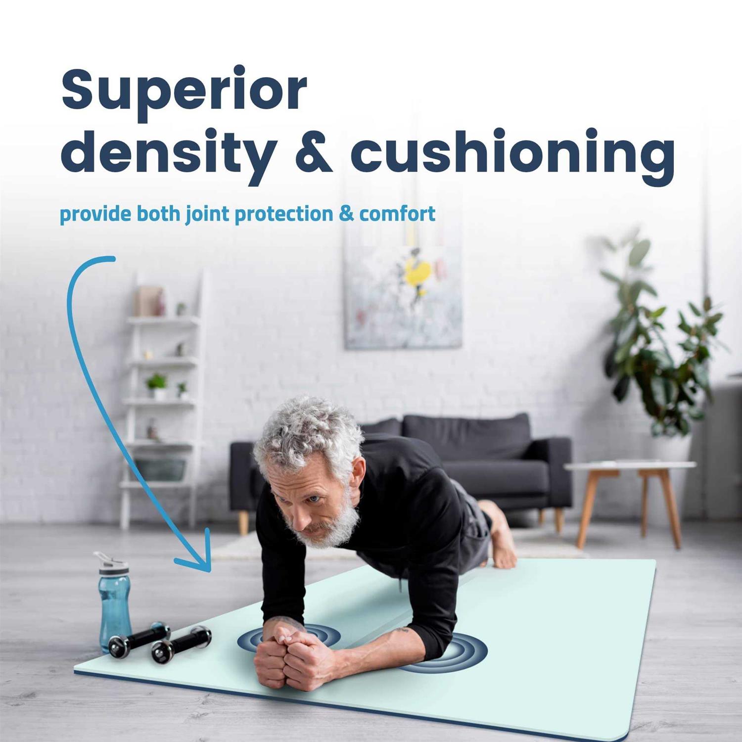 Gogokiwi Yoga Mat Extra Wide Mat for Women Men - Image 3