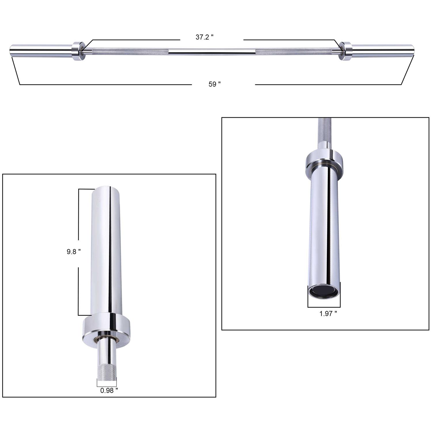 BalanceFrom Olympic Bar for Weightlifting and Power Lifting Barbell - Image 3
