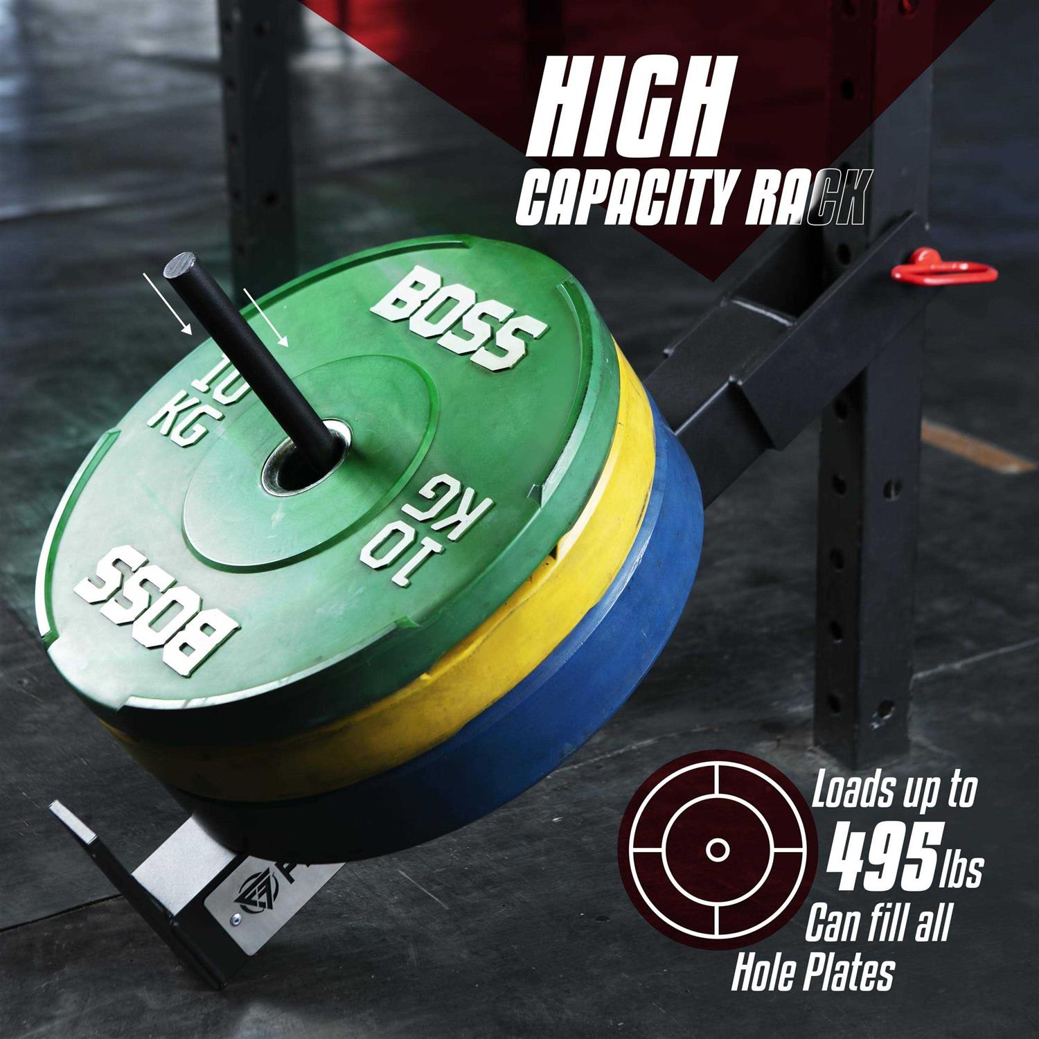 FitForge Belt Squat Attachment for Rack Space Saving Power Rack Squat Stand Attachment - Image 5