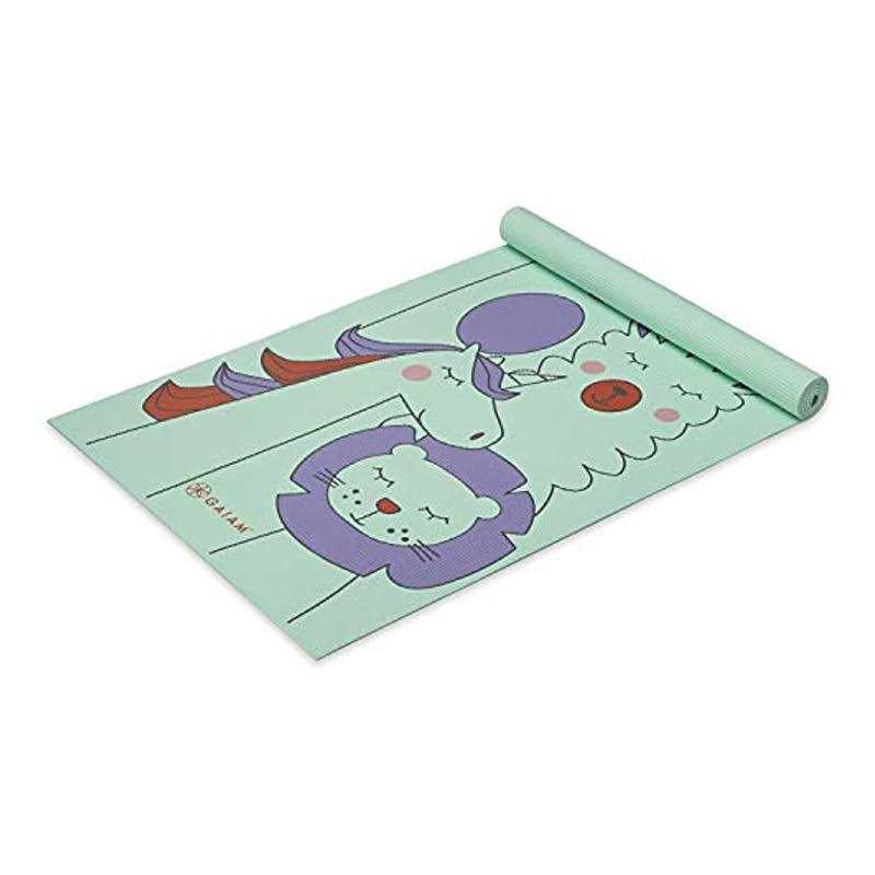 Gaiam Kids Yoga Mat Exercise Mat, Yoga for Kids with Fun Prints - Image 4