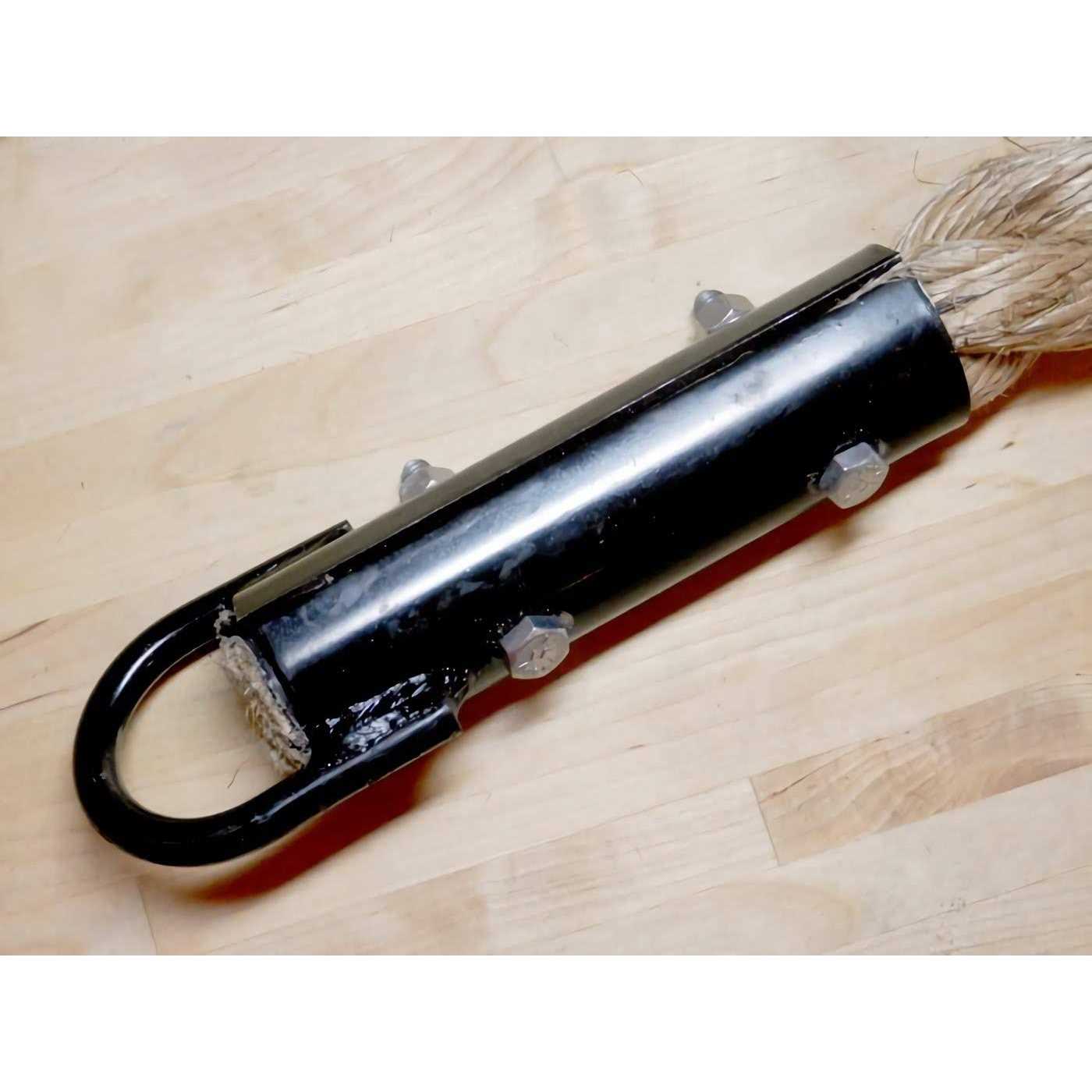 Forellfit Climbing Rope Clamp,Rope Climb Workout Rig Attachment Hook Rope Garage Gym Fitness Equipment with Carabiner - Image 5