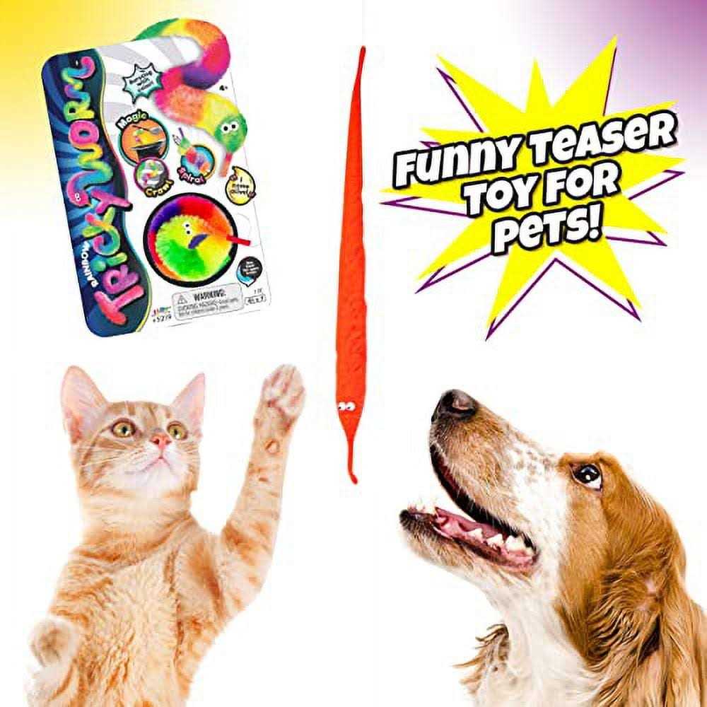 Ja-ru Fuzzy Worms on Strings on a String Magic Worms Fidget Toy Wiggly Worm on String Twisty Fuzzy Worm Toys - Image 5